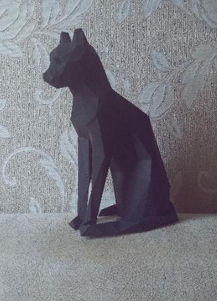 Paperkhan набор для создания 3d фигур кошка кот котенок оригами papercraft развивающий набор антистресс10 фото