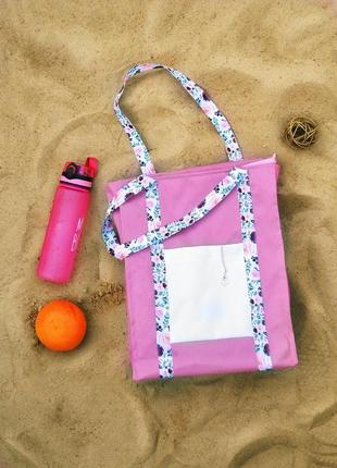 Эко-сумка пляжная шоппер