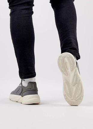Мужские кроссовки adidas originals ozelia gray gold   / мужские весна-лето кроссовки adidas9 фото