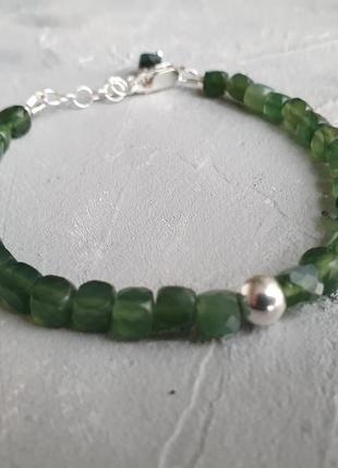 Браслет "канадский нефрит светлый"