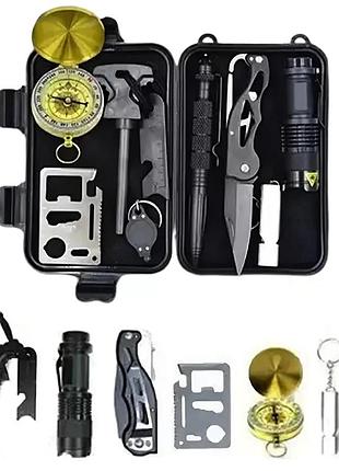 Туристичний набір для виживання 8 в1