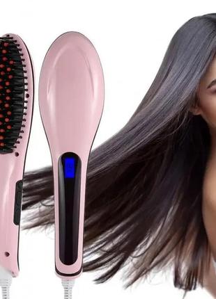Электрическая расческа выпрямитель fast hair straightener hqt-906