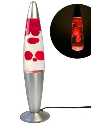 Лава лампа з червоним воском 40 см