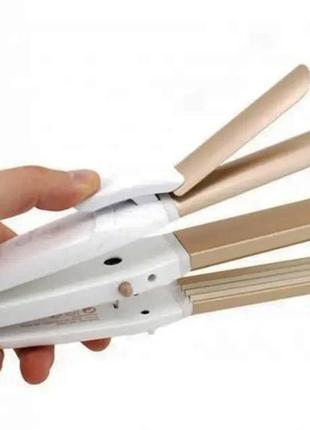 Плойка- стайлер promozer 7023.  плойка для завивки волосся .професійна плойка-щипці