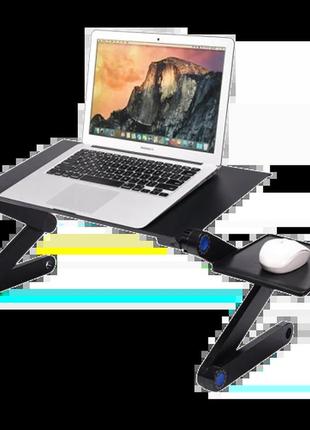 Підставка для ноутбука. алюмінієвий стіл для ноутбука з вентилятором і підставкою для телефону