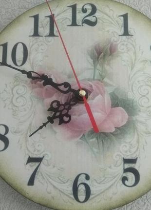 Часы " розы "7 фото
