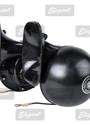 Сигналы улитка 12в 115mm черные волга elegant 100 791