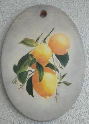 Доска разделочная " лимоны "7 фото