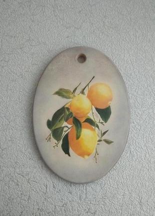 Доска разделочная " лимоны "1 фото