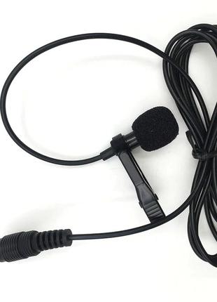 Зовнішній мікрофон петличний для телефону, смартфона, камери, пк microphone jack mic b776 фото