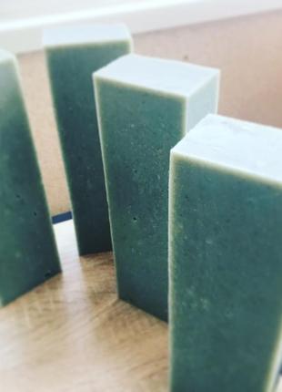 Органическое мыло голубая глина