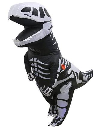 Надувной костюм скелет динозавра