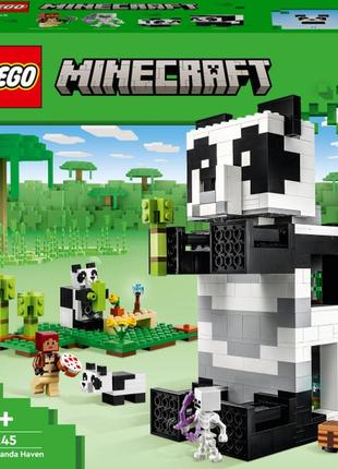 Lego minecraft жилье панди 21245 конструктор лего майнкрафт жилье панди