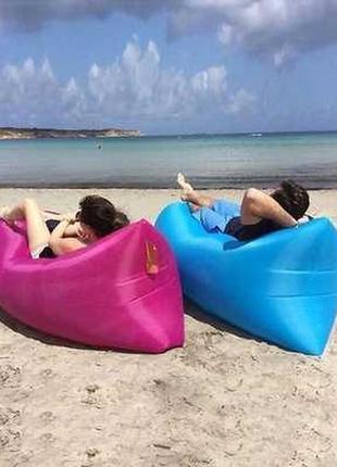 Надувний матрац ламзак, lamzak, надувний мішок, гамак, диван надувний, надувне крісло. матрац для пляжу9 фото
