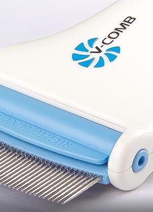 Электрическая расческа для удаления блох и вшей у людей и животных .электрическая...