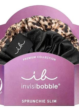Резинка-браслет для волосся invisibobble sprunchie slim premium leo is the new black