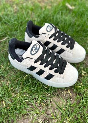 Adidas campus 00s beige black3 фото