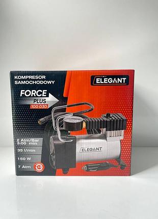 Автомобильный компрессор 12v 35 л/мин 150вт elegant force plus 100 030 4