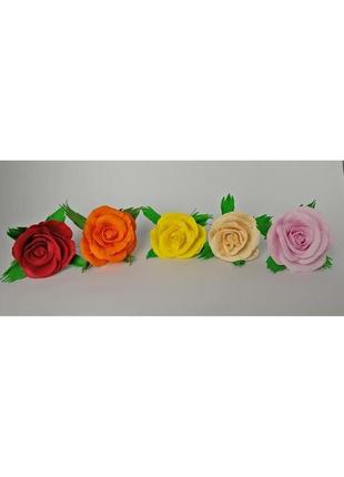 Троянди з фоамирана1 фото