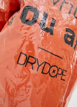 Дощовик жіночий drydope прозорий помаранчевий з плащової тканини5 фото