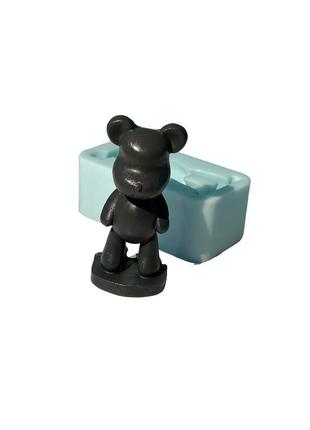 Силиконовая форма для свечей, мыла и другого bearbrick1 фото