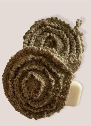 Мочалка натуральная из конопли