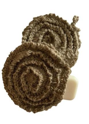 Мочалка натуральная из конопли