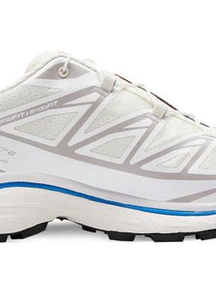 Salomon xt-6 white blue4 фото