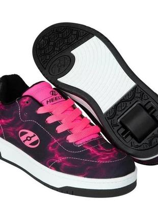 Роликові кросівки heelys sleek (ahe00225061) black/pink (31)1 фото