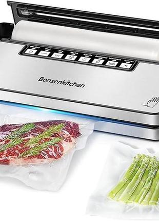 Уценка! вакууматор bonsenkitchen vs3201 вакуумный упаковщик пищевых продуктов из нержавеющей стали