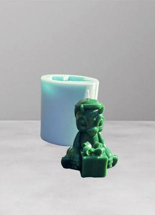 Силиконовый молд для свечей, мыла и другого дракона с подарком 9см2 фото