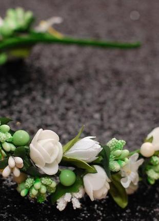 Обруч ободок с цветами