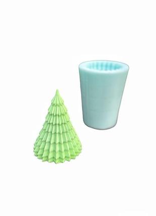 Силіконовий молд для свічок, мила та іншого різдвяна ялинка