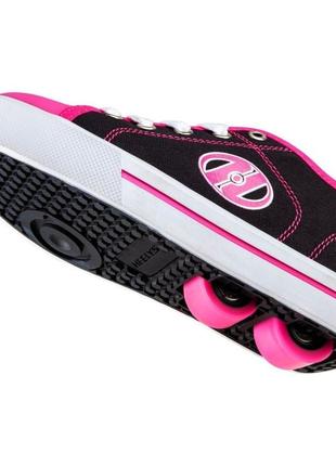 Роликові кросівки heelys x2 classic x2 (he101461) black/white/hot pink (30)3 фото