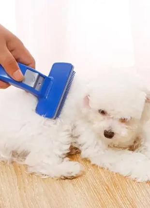 Щетка для ухода за шерстью животных petsy