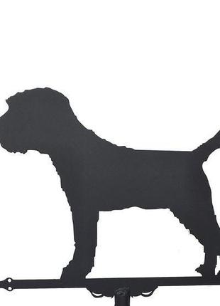 Флюгер на дах будинку "собака, пес, щеня" №2 з металу 2 мм5 фото