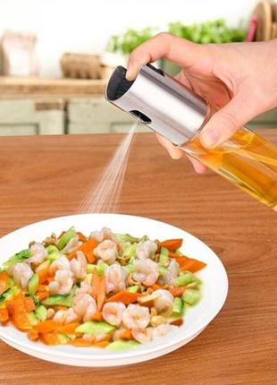 Кухонний розпилювач для олії та оцту з дозатором, диспенсер для олії соєвого соусу, лимонного соку, оцет