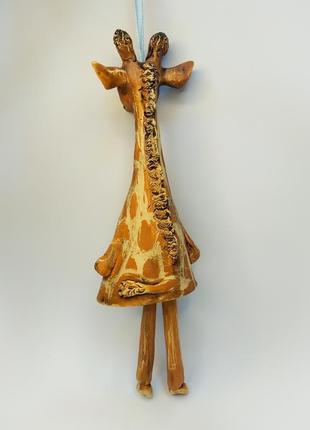 Жираф дзвіночок керамічний9 фото