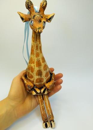 Жираф дзвіночок керамічний6 фото