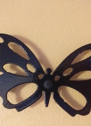 Панно 2д "бабочки с металла на стену"