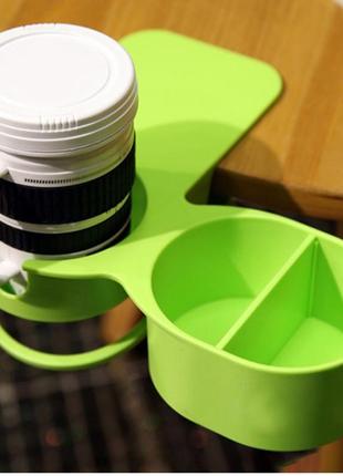 Підсклянник на прищіпці clip on table cup holder