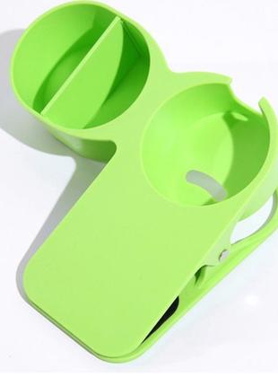 Підсклянник на прищіпці clip on table cup holder3 фото