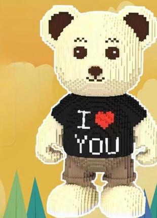 Конструктор magic blocks мультгерої у вигляді ведмедика bearbrick