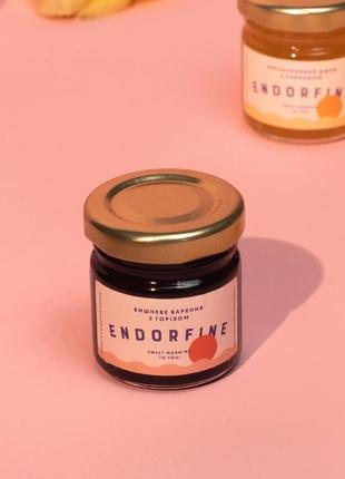 Варення вишневе з горіхом endorfine 44г