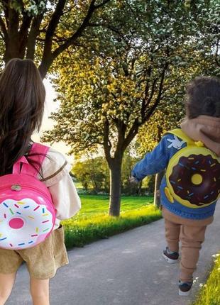 Детский рюкзак . детский рюкзак пончик