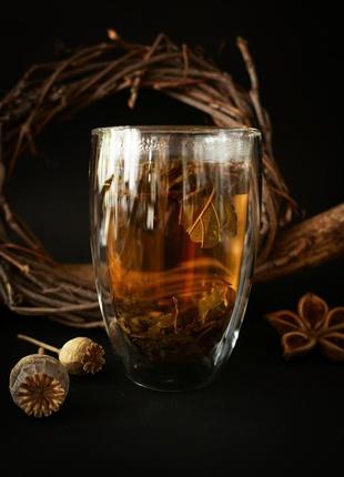 "піду по верес" - вечірній чай з диких трав (м'ята, квіти вересу, листя ожини, брусниці, чорниці)4 фото