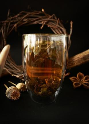 "танок чугайстера" - ранковий чай з диких трав (чорниця, м'ята, іван-чай, листя малини, волошки)3 фото