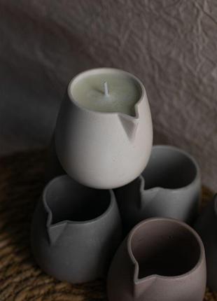 Масажні свічки з соєвого воску (різні кольори та аромати)6 фото