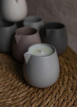 Масажні свічки з соєвого воску (різні кольори та аромати)7 фото