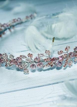 Обідок ніжно рожевий